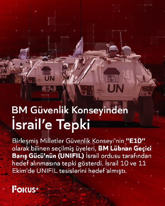 ***➕*** İsrail’in, Lübnan'daki Birleşmiş Milletler Barış …