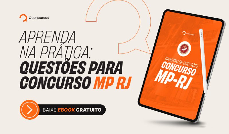 **Concurso MP RJ: realize questões gratuitas!**