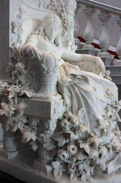 ",,Sleeping Beauty", marble sculpture, 1878