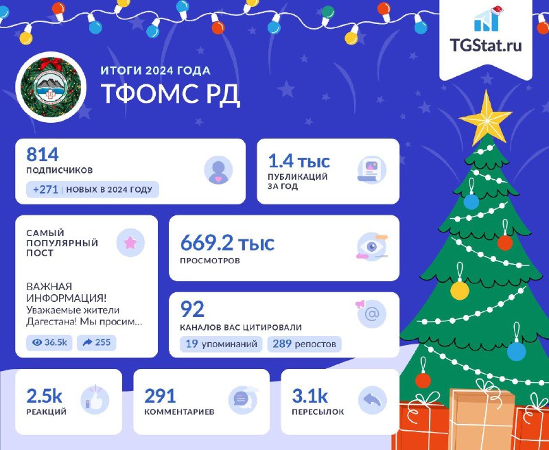 В преддверии нового года пресс-служба ТФОМС …