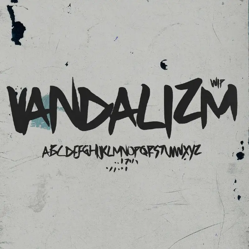 **Vandalizm Font beta**by [Album Art Archive](https://albumartarchive.store/)