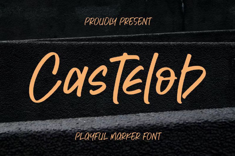 Castelob Playful Marker Font