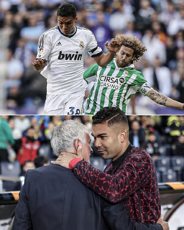 Casemiro was reunited with former manager …