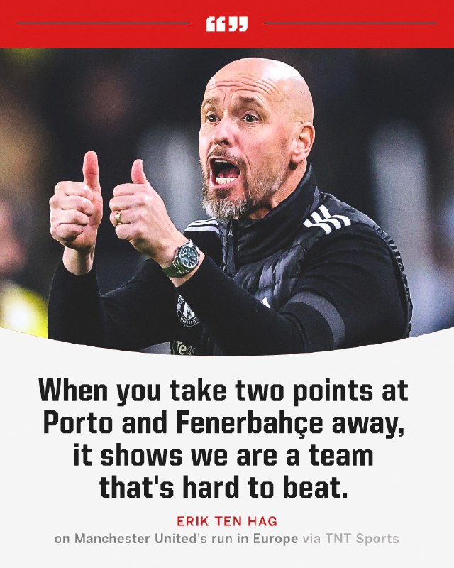 Erik ten Hag after Manchester United …