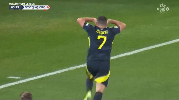 McGinn winner goal vs Croatia in …