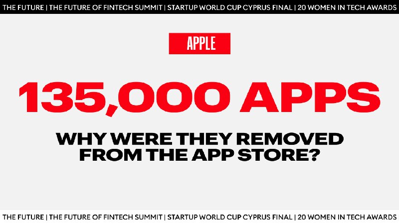 Apple just removed 135,000 apps from …