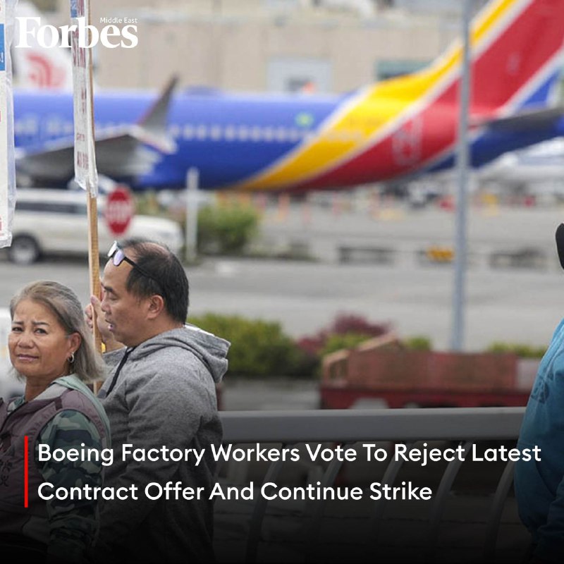 [#Boeing](?q=%23Boeing)’s striking factory workers voted to …