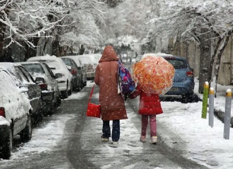 ***?*** برف و باران آسمان اصفهان …