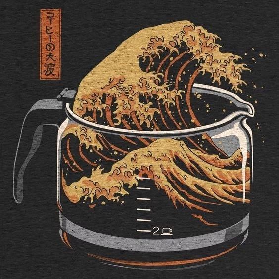 the great wave of cofee