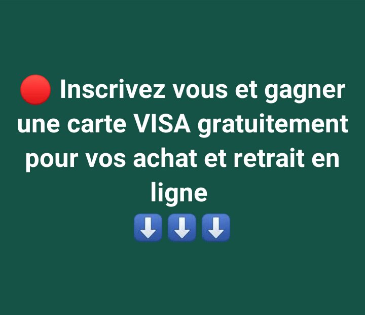 ***🔴*** Inscrivez vous et gagner une …