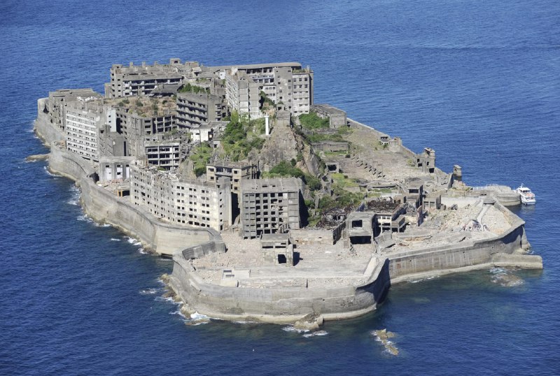 Hashima "Battleship" Island, Japan.