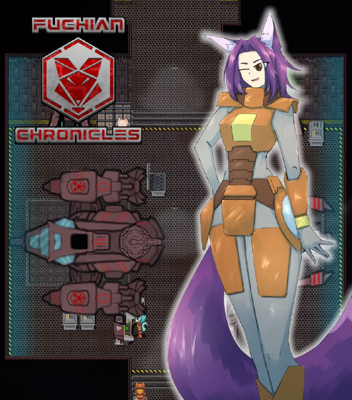 Fox girl space pilot [Fuchian Chronicles]