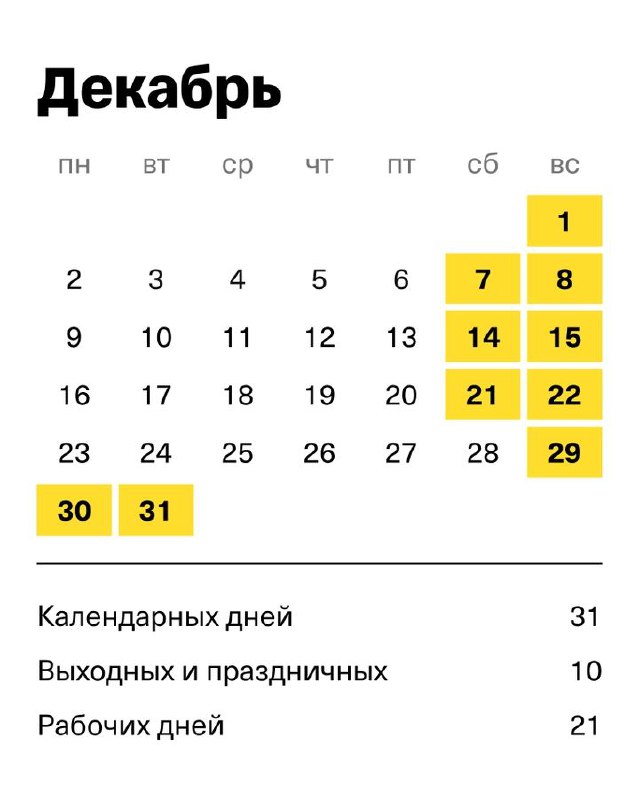 **Производственный календарь России для планирования отпуска, …