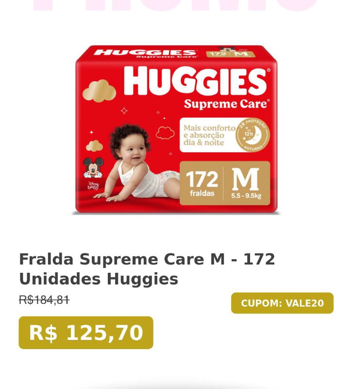 ***✨***Fralda Supreme Care M - 172 …