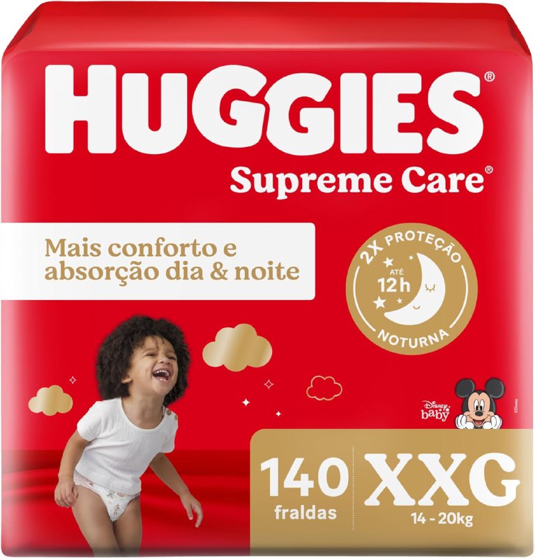 Huggies Fralda Supreme Care XXG 140 …