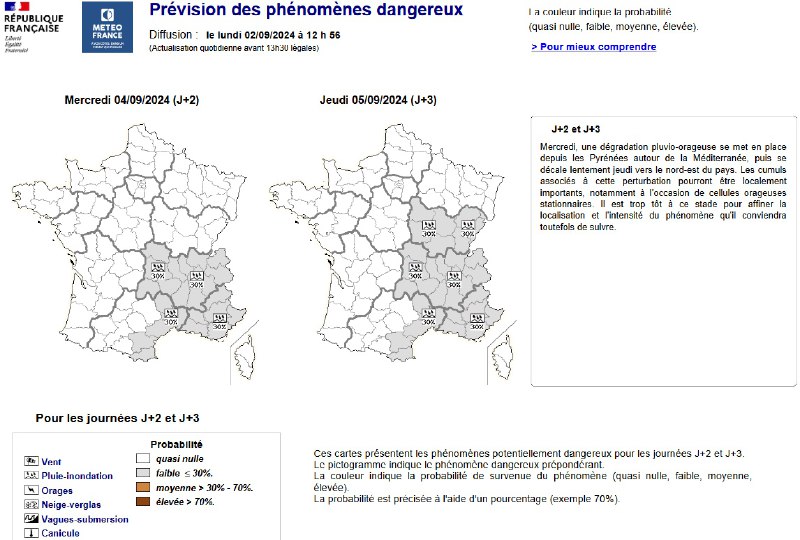 ***⛈️***Une dégradation pluvio-orageuse se mettra en …