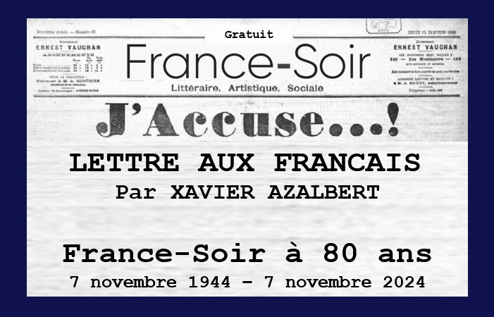 ***🖊*** Pour ses 80 ans, *France-Soir*, …