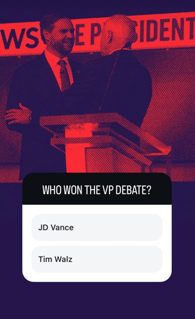 Who won the VP debate? Comment …