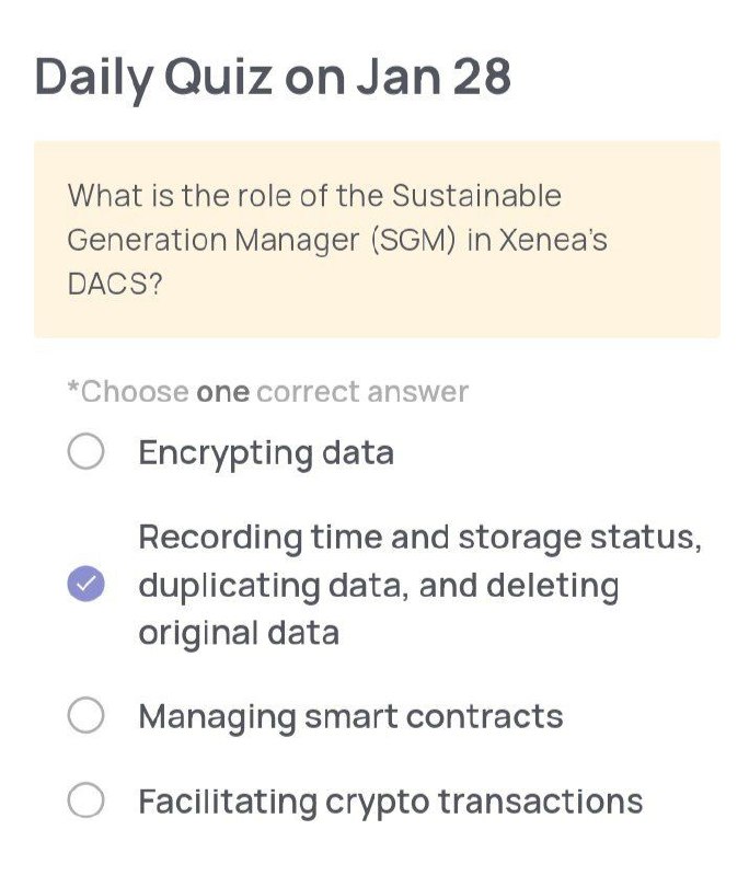 XENEA WALLET QUIZ ANSWER OF TODAY{JAN …