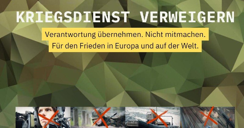 **Kriegsdienstverweigerung - Für Frieden**