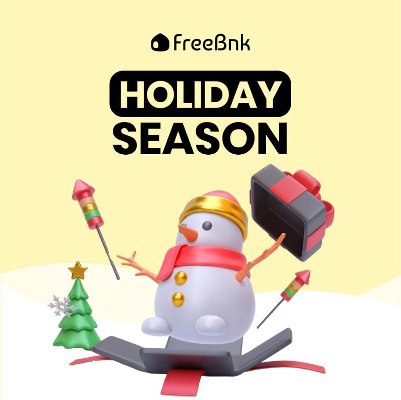 Season’s greetings from the entire Freebnk …