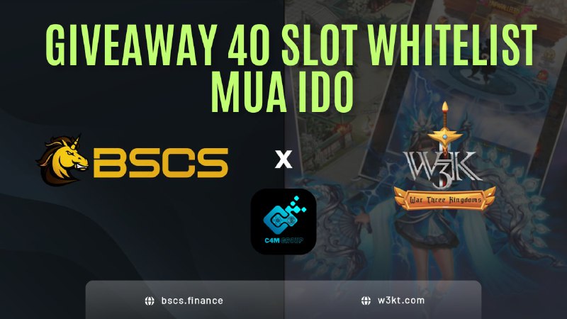 ***🎁*****Cực HOT Giveaway 40 slot Whitelist …