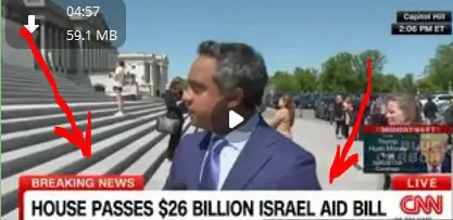 MORE TAX DOLLARS TO ISRAEL.