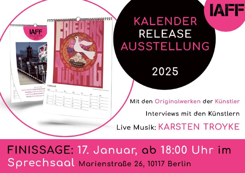 ***?*** **Finissage Kalender Relase Ausstellung, 17. …