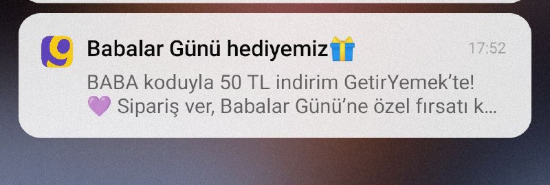 ***💥***Getir Yemek 80/50₺ indirim kodu;