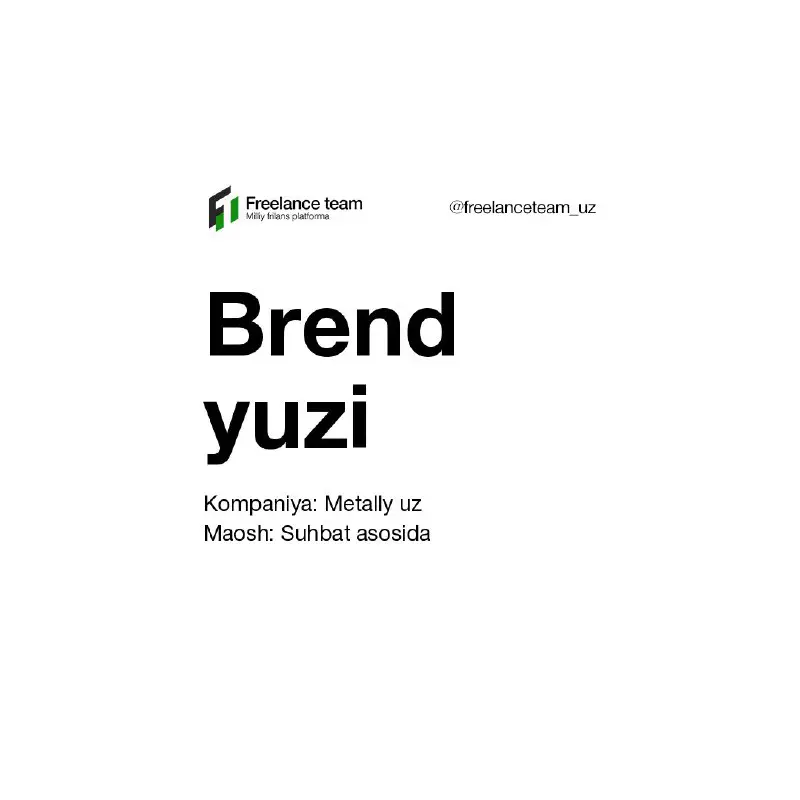 *****❇️*** Brend yuzi**