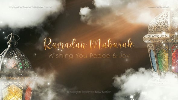 **Videohive Ramadan Mubarak Opener 56813363