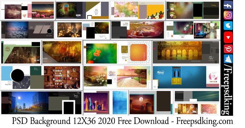 PSD Background 12X36 2020 Free Download …