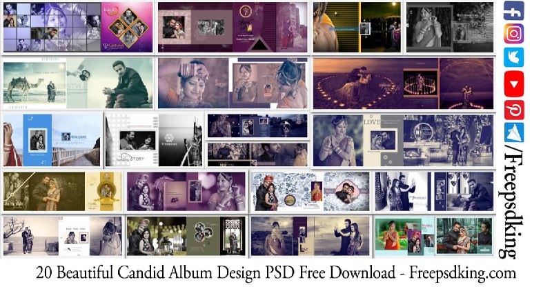 Candid Album Design PSD Free Download …