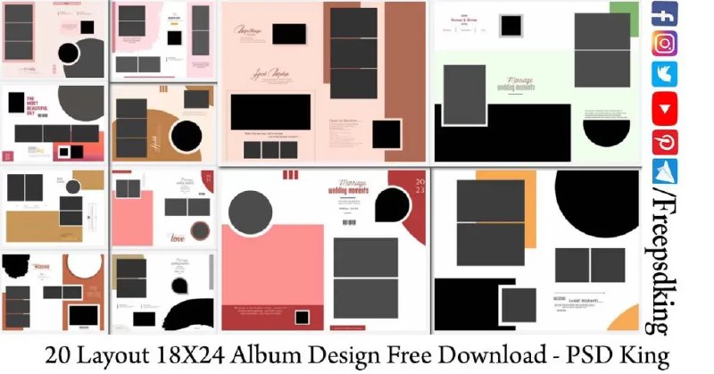 20 Layout 18X24 Album Design Free …