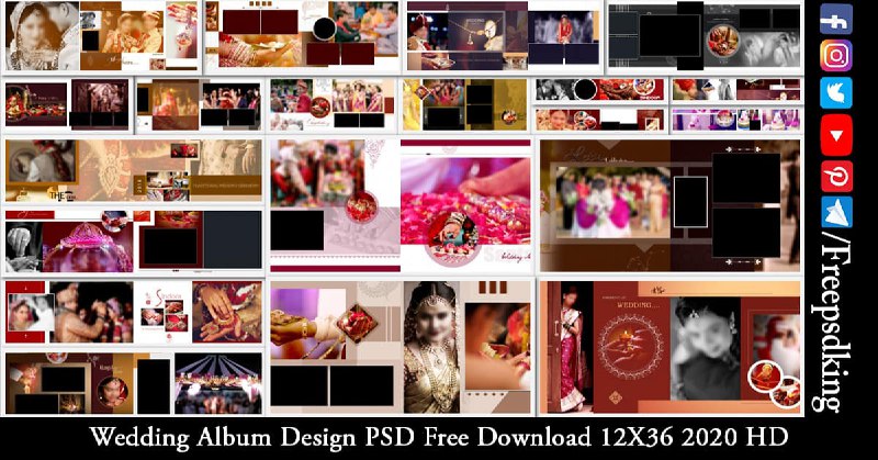 Wedding Album Design PSD Free Download …