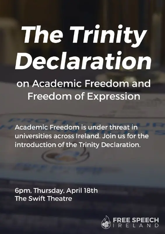 Free Speech Ireland are launching “The …