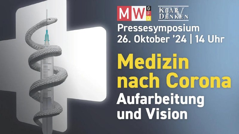 ***🔶******💥*****LIVE | Pressesymposium - MEDIZIN NACH …