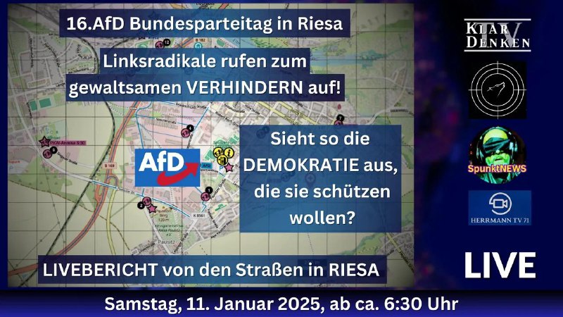 *****?******?***LIVE von den Straßen in Riesa …