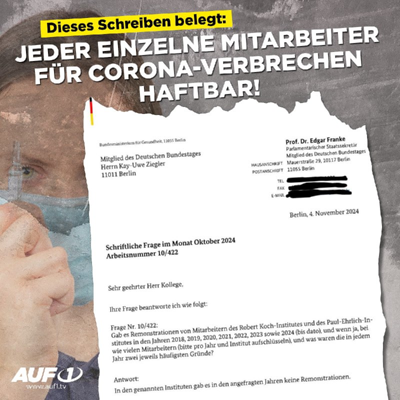 *****💥***Aufgedeckt: Jeder einzelne Mitarbeiter des RKI …