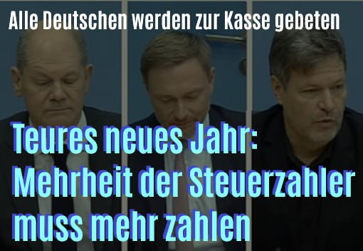 **Alle Deutschen werden zur Kasse gebeten