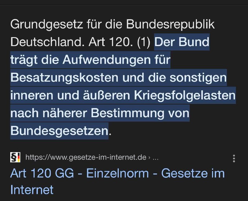 Das Grundgesetz ist eine Kriegsgefangenenordnung und …