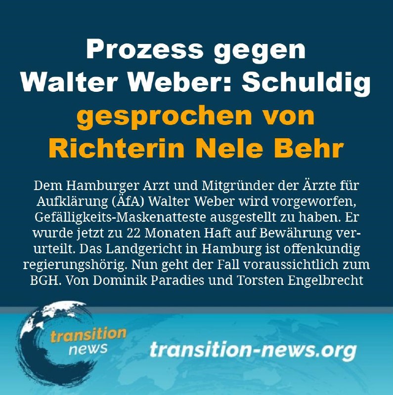 **Prozess gegen Walter Weber: Schuldig gesprochen …