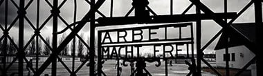 Bild: Eingangstor zum ex-Konzentrations-Lager Dachau bei …