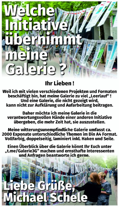 Die Galerie von Michael Schele sucht …