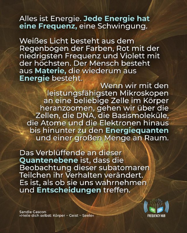 ***⚡️***Jede Energie hat eine Frequenz ***〰***