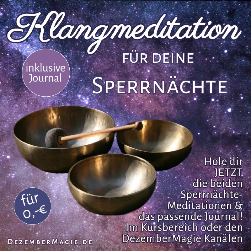 **Journal &amp; Klangmeditationen**