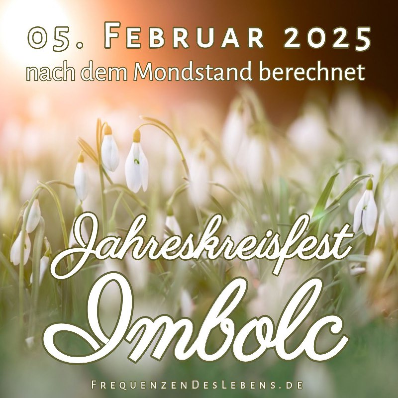 War Imbolc nicht am vergangenen Wochenende? …