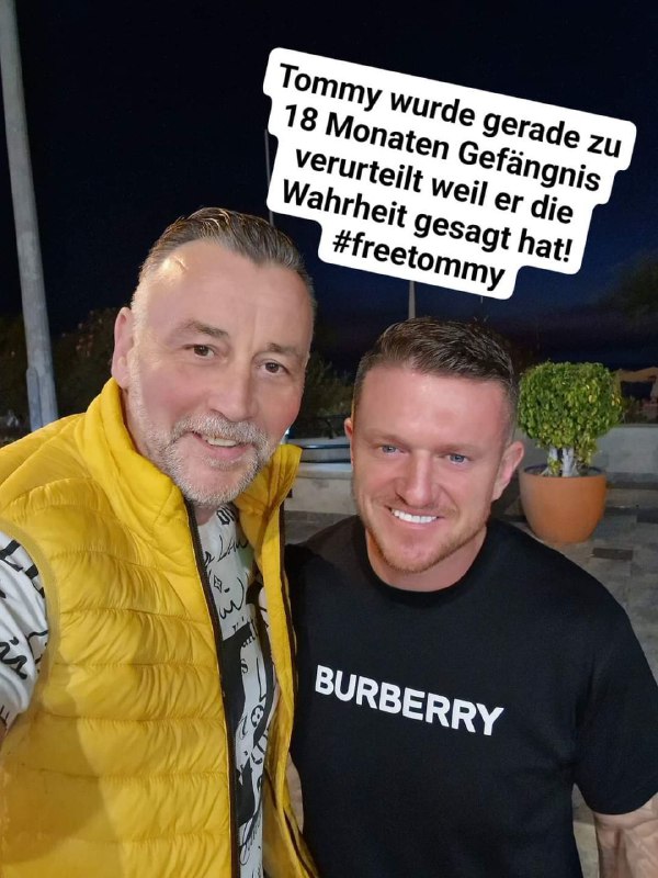 Tommy wurde gerade zu 18 Monaten …