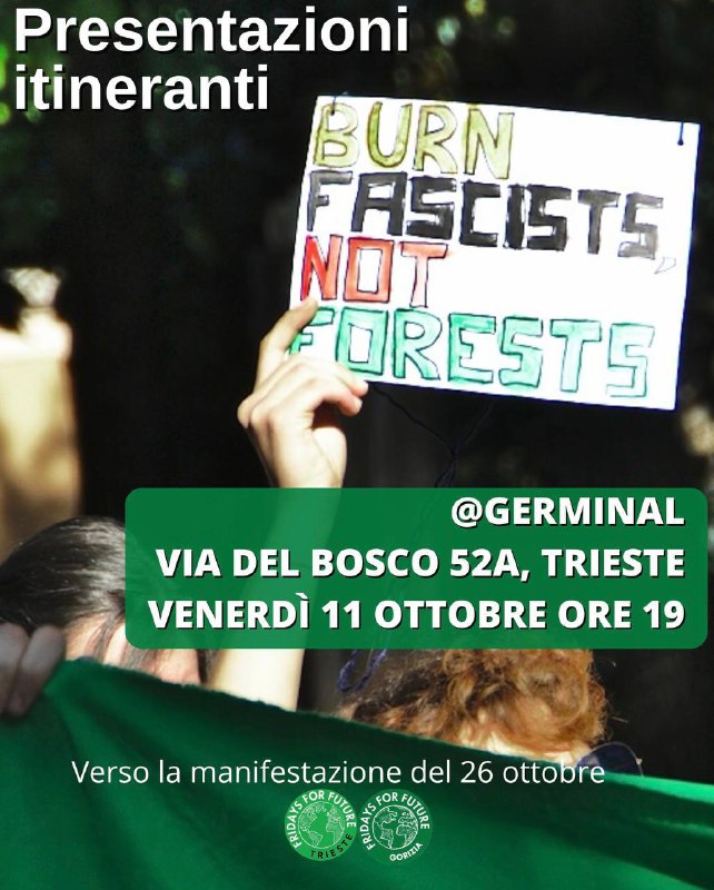 Venerdì 11 ottobre ci troviamo tutt3 …