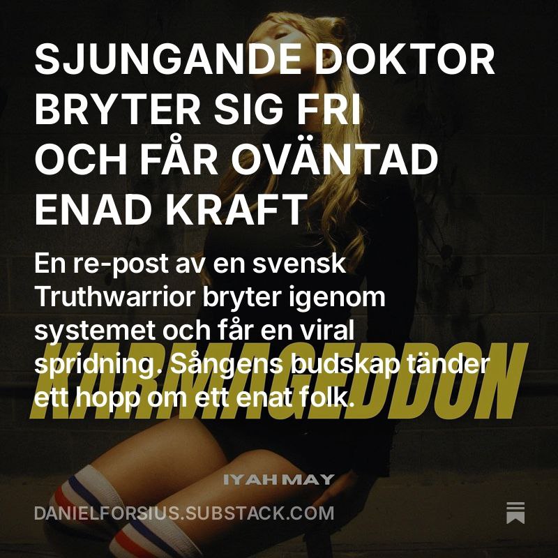 SJUNGANDE DOKTOR BRYTER SIG FRI OCH …